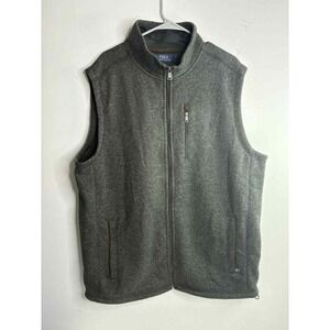 Polo Ralph Lauren Vest Fleece Mockneck Knit Full-zip XXL